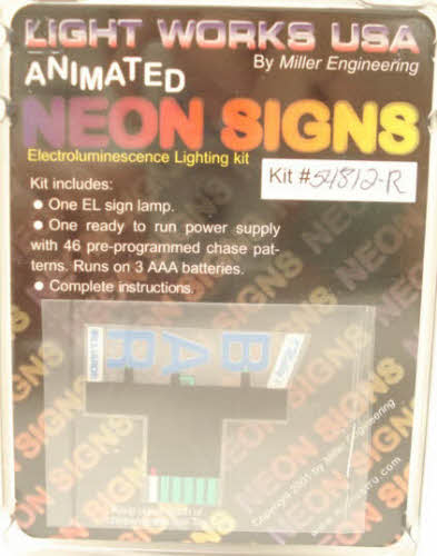 Miller Engineering 54812-R O'Mallery's Neon Sign (Right)