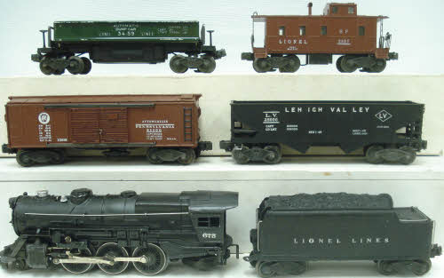 Lionel 2137WS Vintage O 675 Deluxe Freight Set w/2466WX,2458,3459,2456,2357