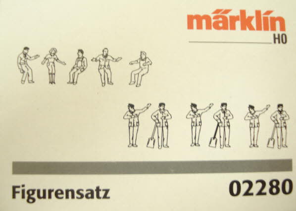 Marklin 02280 11 Pack Figure Set