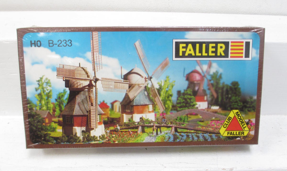 Faller B-233 HO Scale Motorized Windmill Kit