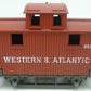 Atlas 8536 2 Rail Western & Atlantic Bobber Caboose