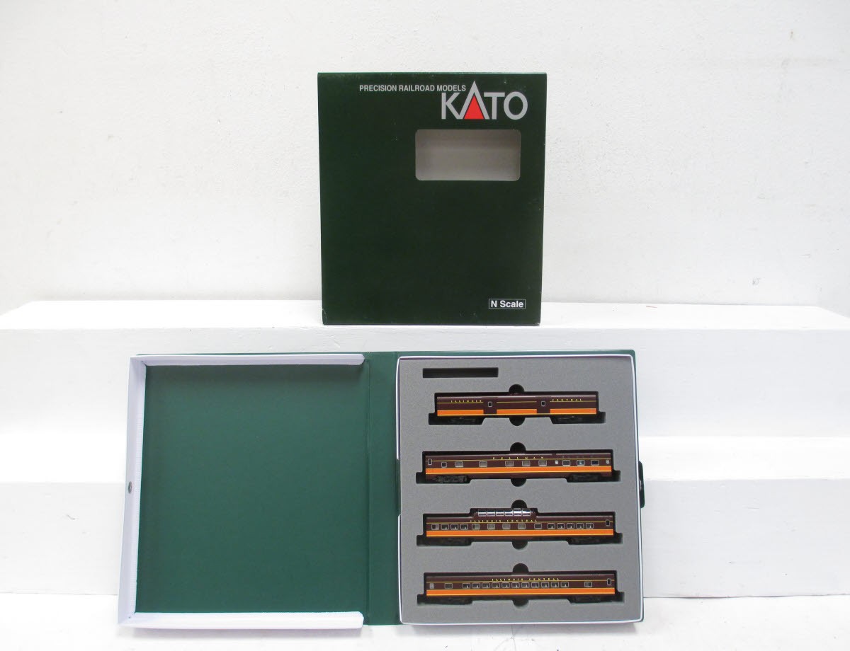 Kato 106-096 N IC Smoothside Passenger 4-Car Add-On Set