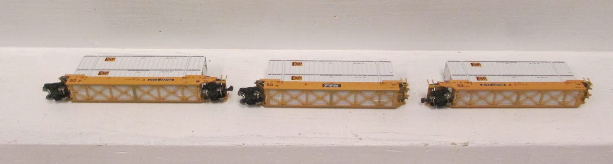 Kato 106-6114A N Scale TTX MAXI-IV Double Stack Car #732170 Set