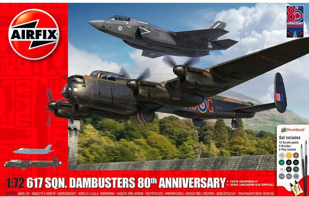 Airfix Products A50191 1:72 617 Sqn. Dambusters 80th Anniv Gift Set Plane Kit