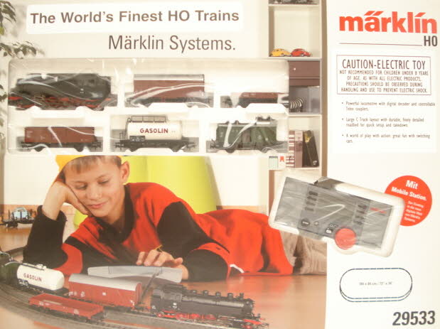 Marklin 29533 German Federal Railroad HO Gauge Steam Starter Train Set