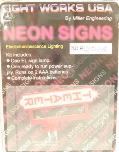 Miller Engineering 41012-R Theater Neon Sign (Right)