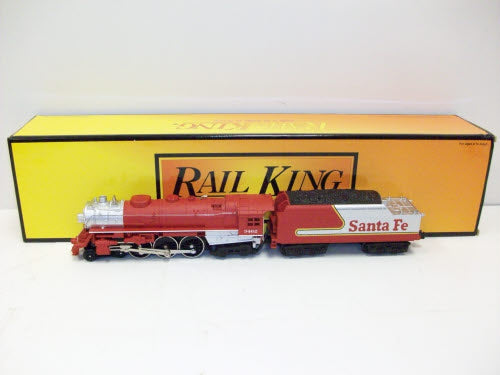 MTH 30-1201-1 O Santa Fe Hudson 4-6-4 Steam Loco & Tender w/PS2 #3462