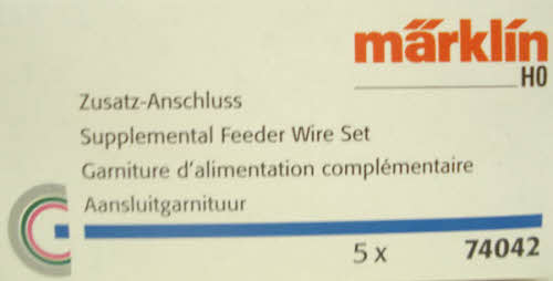 Marklin 74042 HO Supplemental Feeder Wire Set