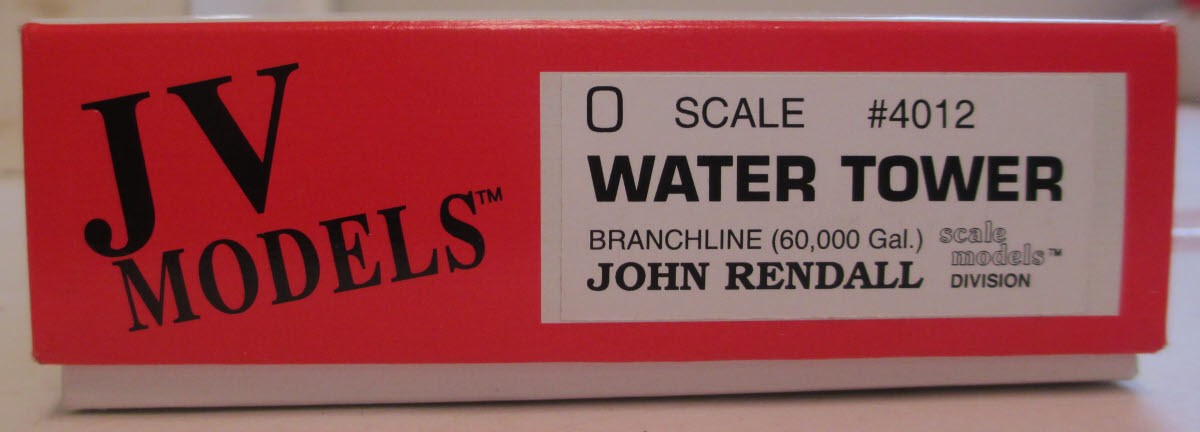 JV Models 4012 O Scale Branchline Water Tower Building Kit