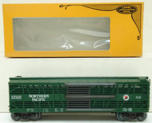 Lionel 6-9437 O Gauge Northern Pacific Stock Car