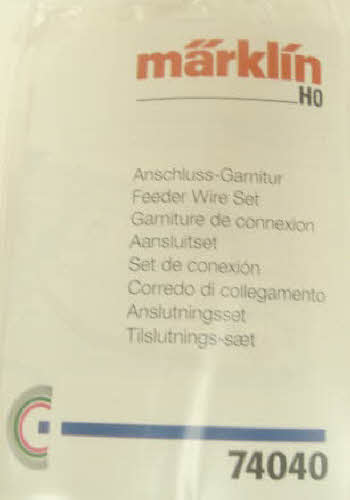 Marklin 74040 HO Feeder Wire Set