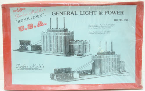Korber 916 O Scale General Light & Power Building Kit