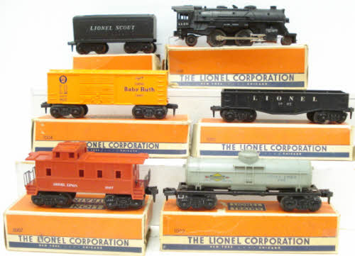 Lionel 1117 Vintage O Scout Steam Freight Set w/1110, 1001T, 1002, 1004, 1005