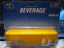 Boley 2064-8 HO Yellow Beverage Trailer