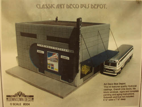 Downtown Deco DD4 O Art Deco Bus Depot Kit
