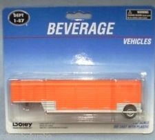 Boley 2064-9 HO Dept 1-87 Orange Beverage Trailer