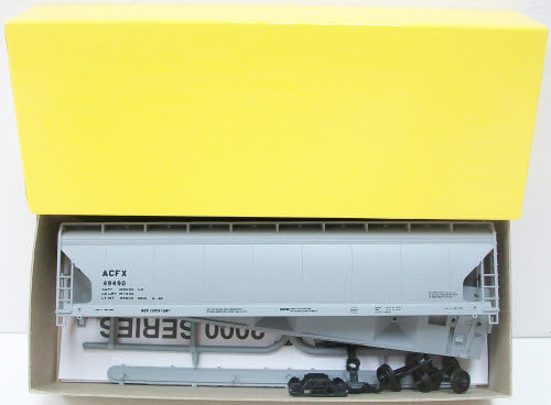 Accurail 2001 HO Scale ACF Data Only ACF 3-Bay Covered Hopper Kit