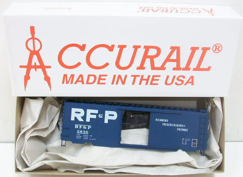 Accurail 2836 RF&P HO Scale 40' Box Car Kit