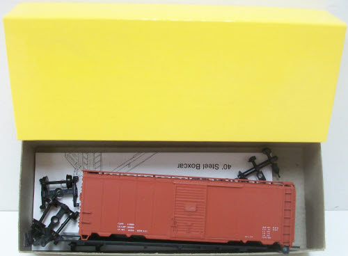 Accurail 3299 Data Only OX HO 40' AAR Stl Boxcar Kit