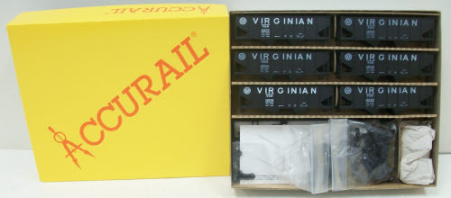 Accurail S001 Virginian Railway H-6 6-Car Hopper Set