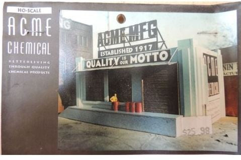 Downtown Deco HO ACME Chemical Building Kit