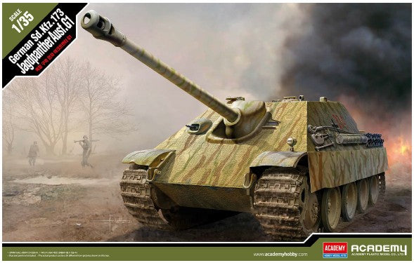 Academy 13539 1:35 German Sd.Kfz. 173 Jagdpanther Ausf G1 Military Tank Kit