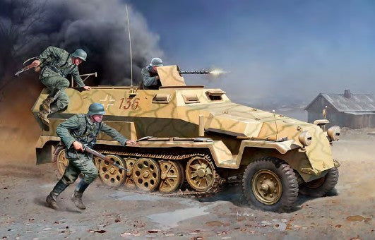 Academy 13540 1:35 Sd.Kfz.251/1 Ausf.C Military Tank Model Kit