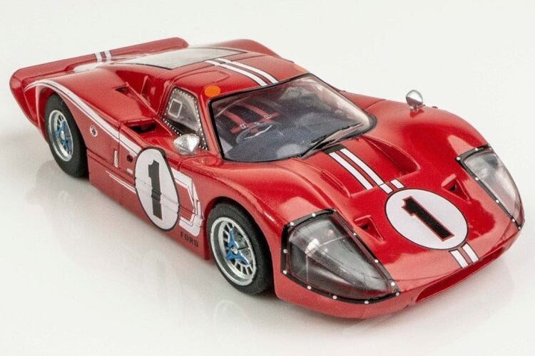 AFX 22042 HO Ford GT40 Mark IV #1 Collector Series Mega G+ Slot Car