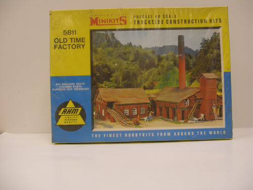 AHM 5811 HO Scale MiniKits Old Time Factory Building Kit