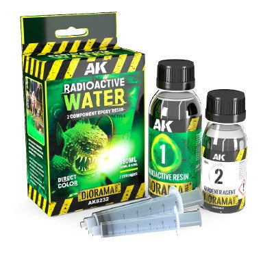 AK Interactive AK8232 Radioactive Water 2 Component Epoxy Resin