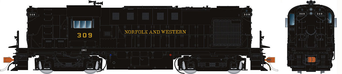 Rapido Trains 31017 HO Norfolk & Western Alco RS-11 Diesel Locomotive #309