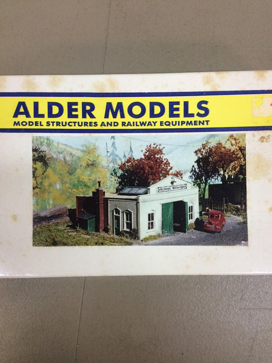 Alder Models 001 HO Scale Shop Building Kit