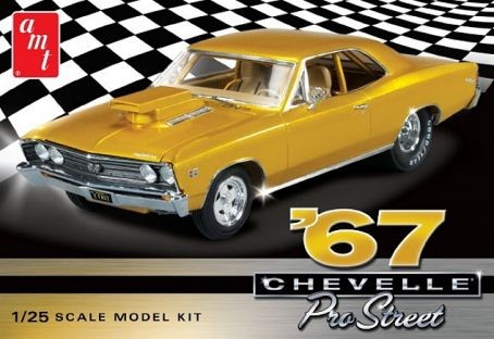 AMT 876 1:25 1967 Chevy Chevelle Pro Street Model Kit