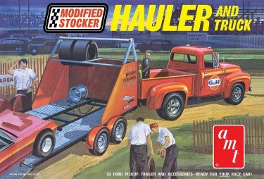 AMT 1310 1:25 Gulf - 1953 Ford Pickup Truck & Accessories Plastic Model Kit