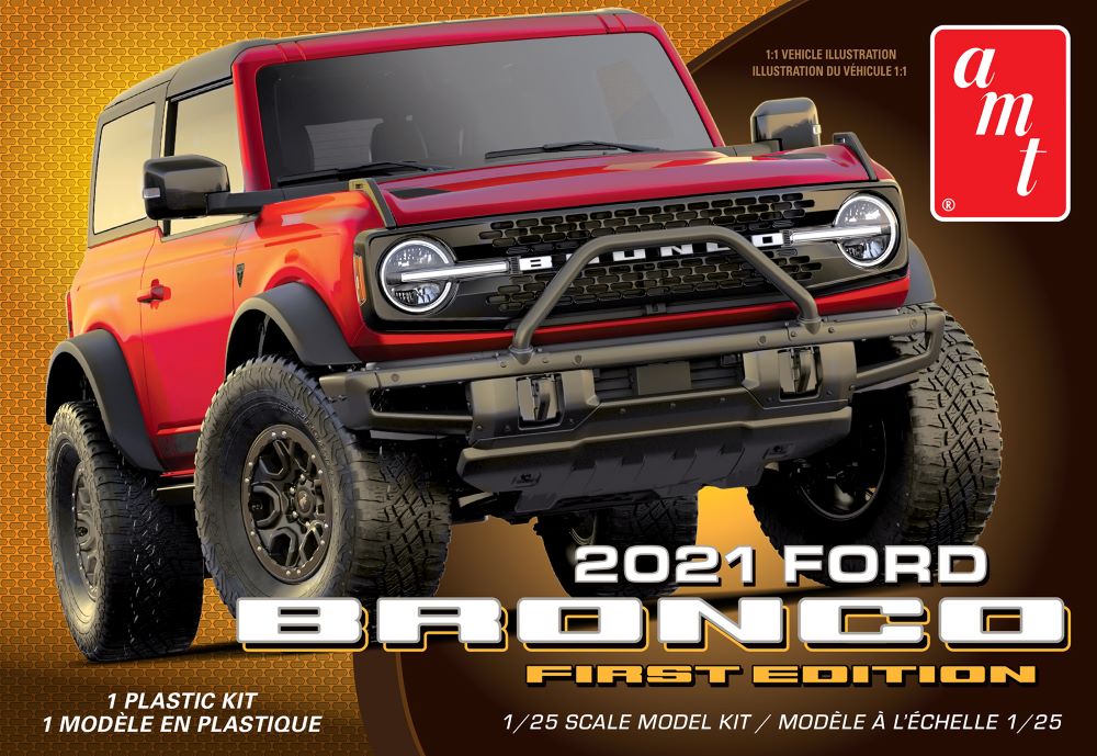 AMT 1343 1:25 2021 Ford Bronco SUV First Edition Plastic Model Kit