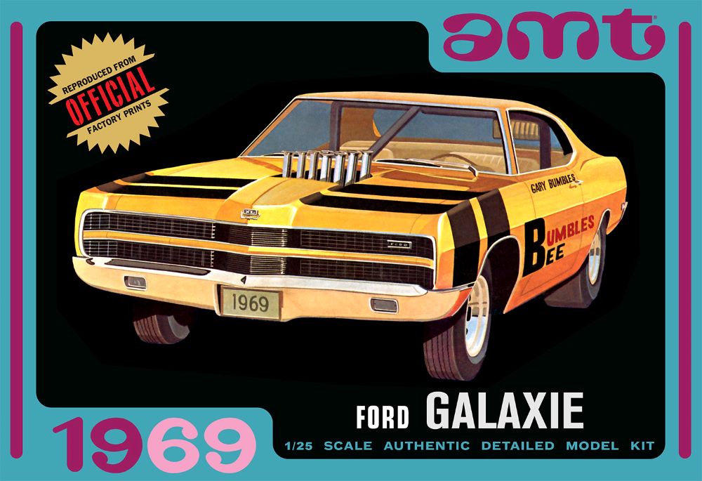 AMT 1373 1:25 1969 Ford Galaxie Car Plastic Model Kit