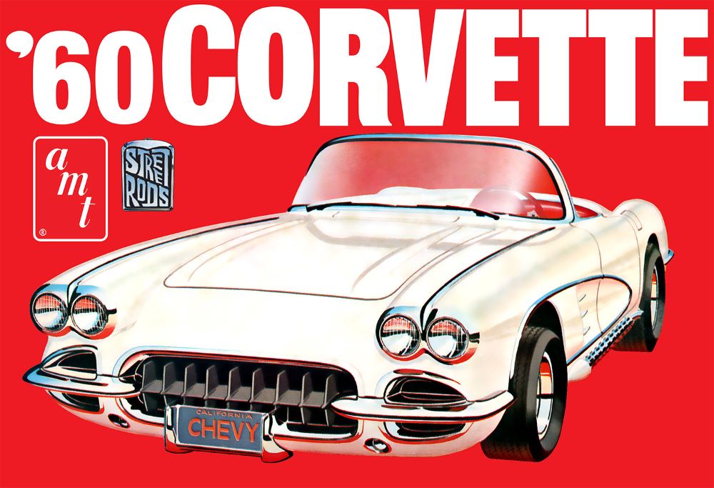 AMT 1374 1:25 1960 Chevrolet Corvette Plastic Model Kit