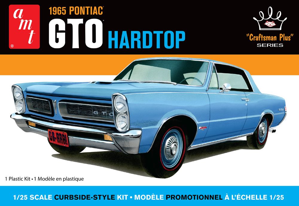 AMT 1410 1:25 1965 Pontiac GTO Hardtop Craftsman Plus Car Plastic Model Kit