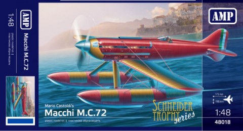 AMP Kits 48018 1:48 Macchi-Castoldi Macchi M.C.72 Seaplane Military Plane Kit