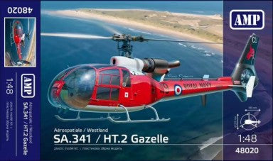 AMP Kits 48020 1:48 Aerospatiale SA.341/Westland HT.2 Gazelle Helicopter Kit