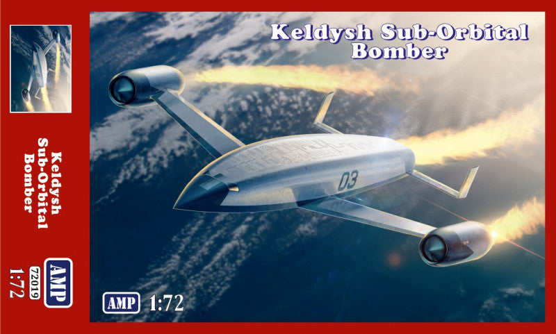 AMP Kits 72019 1:72 Keldysh Sub-Orbital Bomber Aircraft Plastic Model Kit