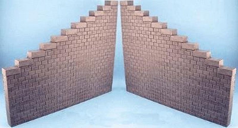 Aristo-Craft 7403 G Scale Wing Walls for Tunnel Portal
