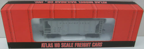 Atlas 1817 HO Scale Clinchfield PS-2 2-Bay Hopper #60121