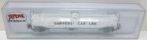 Atlas 37022 N Scale Shippers Car Line 33,000 Gallon Tank Car #17065