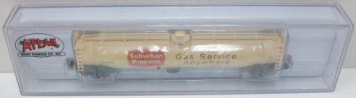 Atlas 37032 N Scale Suburban Propane 33,000 Gallon Tank Car #1314