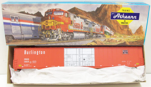 Athearn 1977 HO Burlington 86' Hi-Cube Boxcar Kit