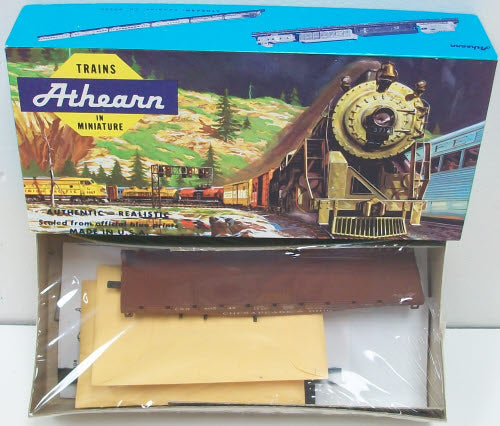 Athearn 1357 HO Chesapeake and Ohio 40' Flatcar with Stakes Kit