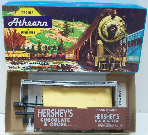 Athearn 1937 HO Hershey's 40' Steel Ice Bunker Reefer Kit