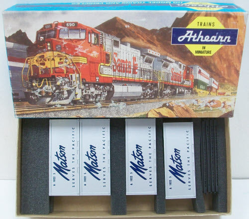 Athearn 2045 HO Matson 20' Containers (4)
