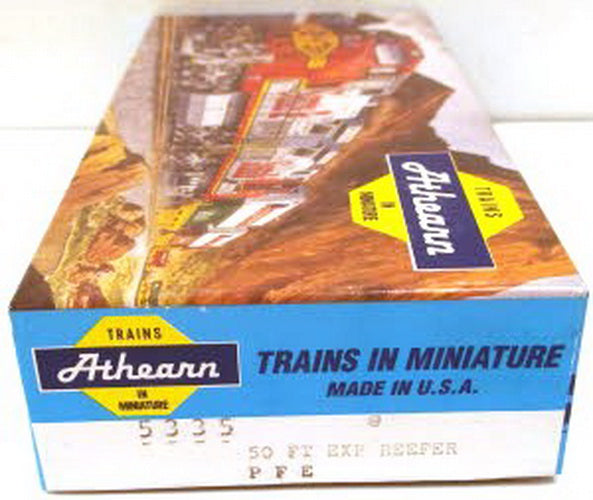Athearn 5335 HO Scale Pacific Fruit Express Blue Box 50' Reefer # X 603 Kit